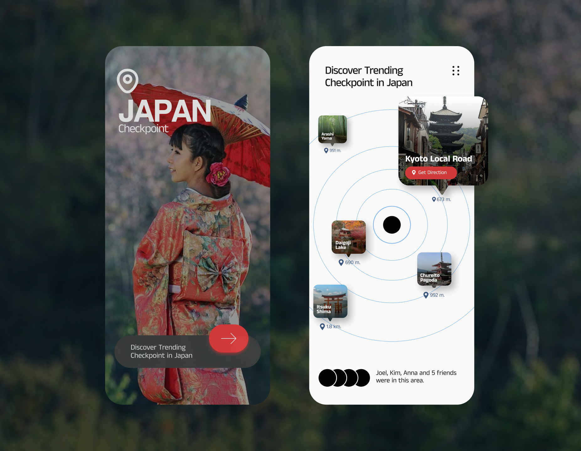 Travel App UI Design