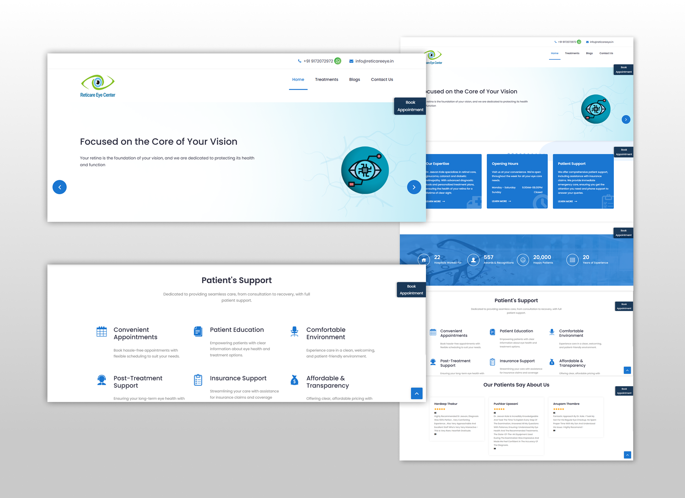 Healthcare Website Design